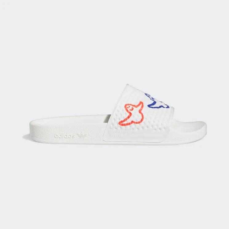 adidas Shmoofoil Slides Cloud White Bright Red Pulse Mint (HQ2034)