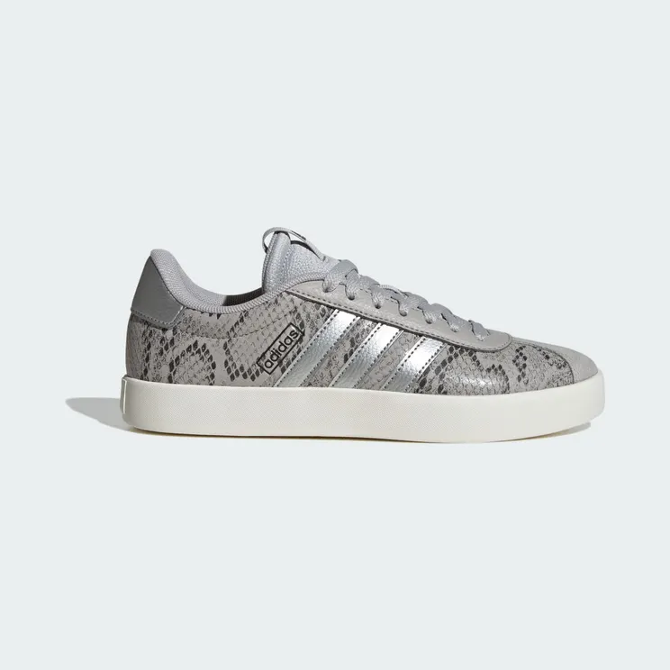 Adidas VL Court 3.0 Grey Two / Silver Metallic / Off White (JR8669)