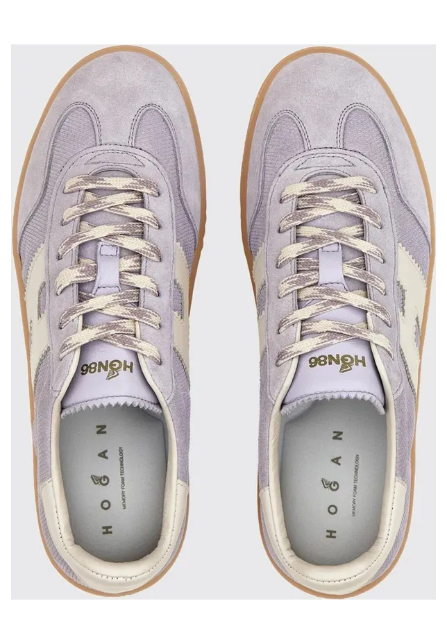 Hogan Cool Embossed Suede Sneakers Lilac (HXW6470FB60UWX0RVS) (3)