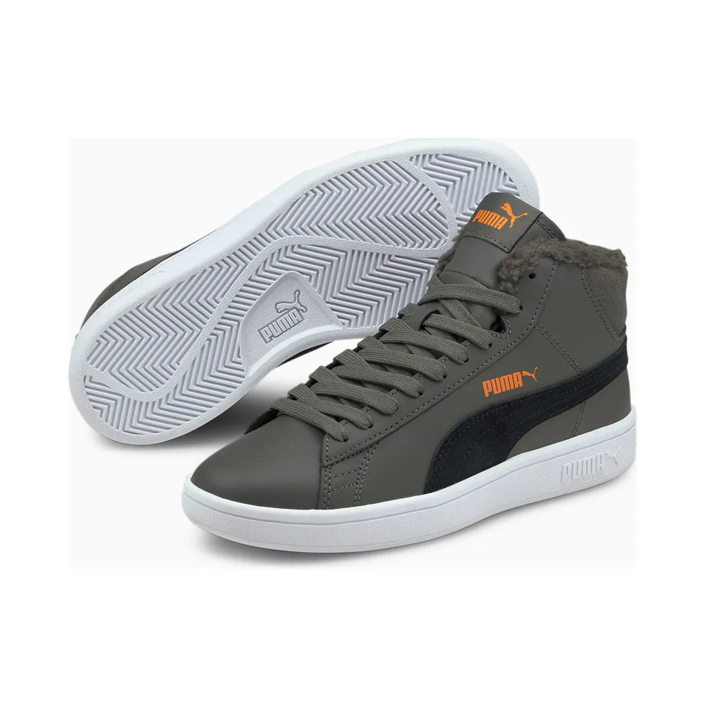 Puma Smash V2 Mid Fur Black (36689509)