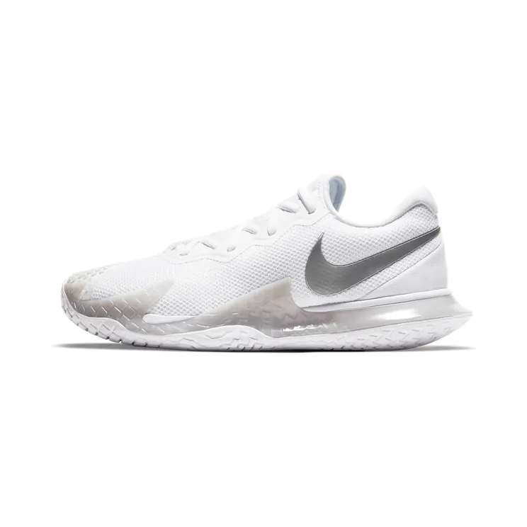 NikeCourt Air Zoom Vapor Cage 4 Hardcourt “White / Grey Fog / Metallic Silver” (CD0431-104)