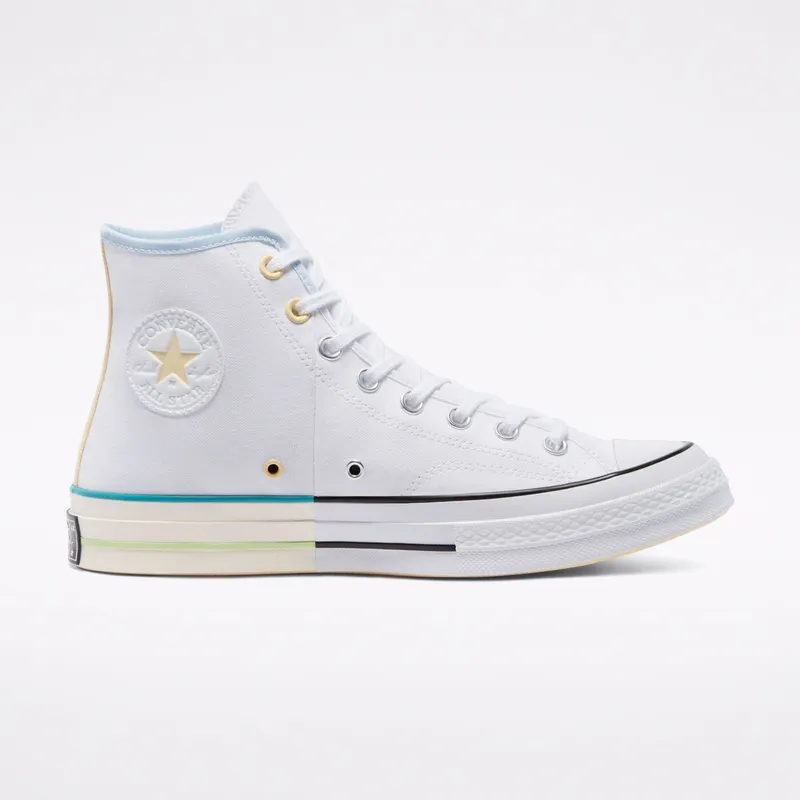 Converse White Pack Chuck 70 High Top White/chambray Blue/banana Cak (171179C)