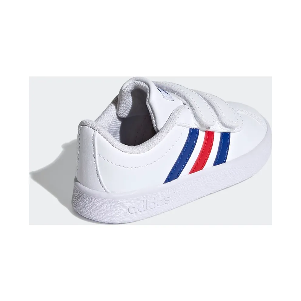 adidas VL Court 2.0 Cloud White / Royal Blue / Vivid Red (FY9275)