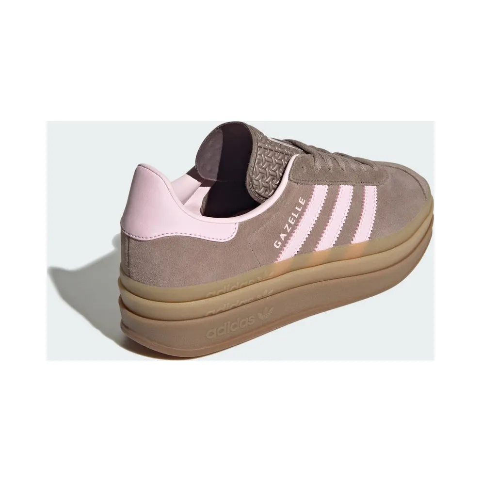Adidas Gazelle Bold Trace Brown / Clear Pink / Earth Strata (JQ6436)