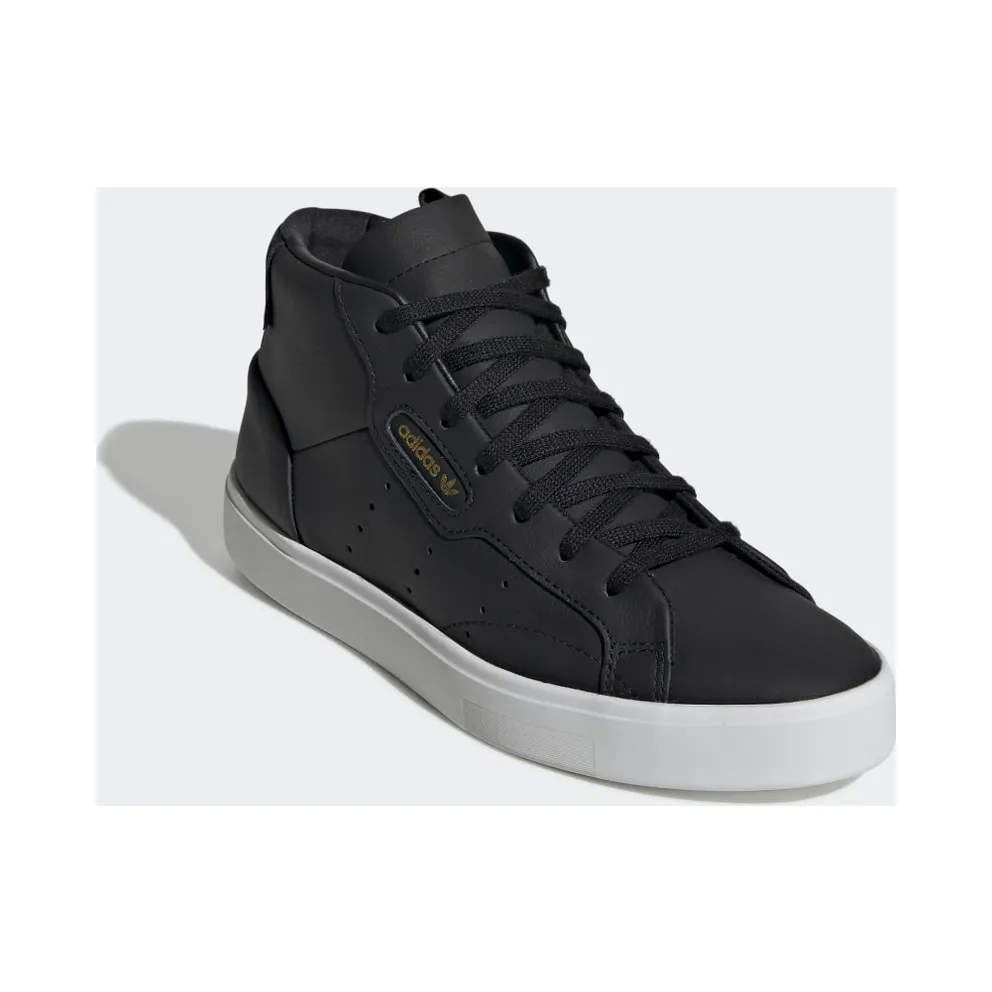 adidas Sleek Mid Core Black Crystal White (W) Core Black/Core Black/Crystal White (EE4727)