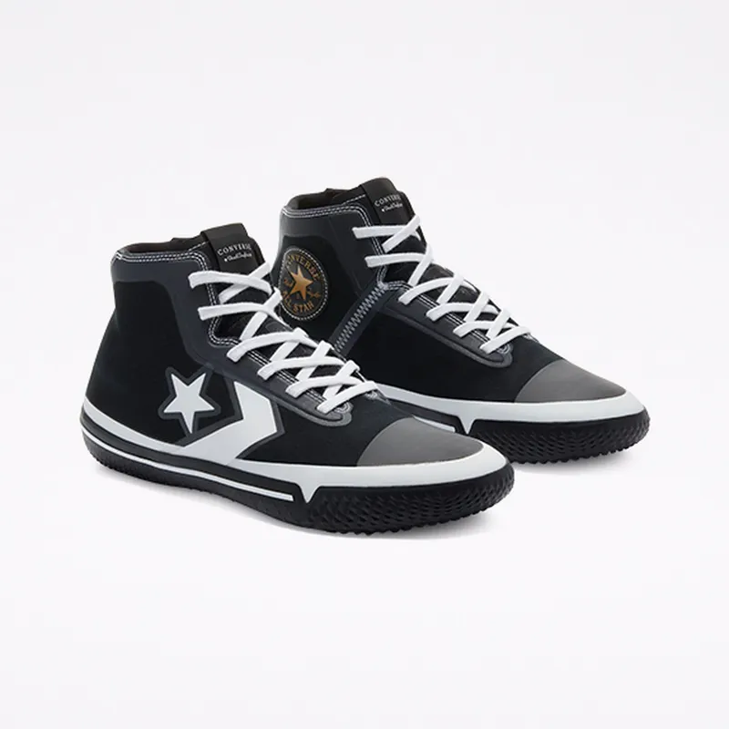 Converse All Star Pro BB Then & Now High Top Black/white/black (170423C)