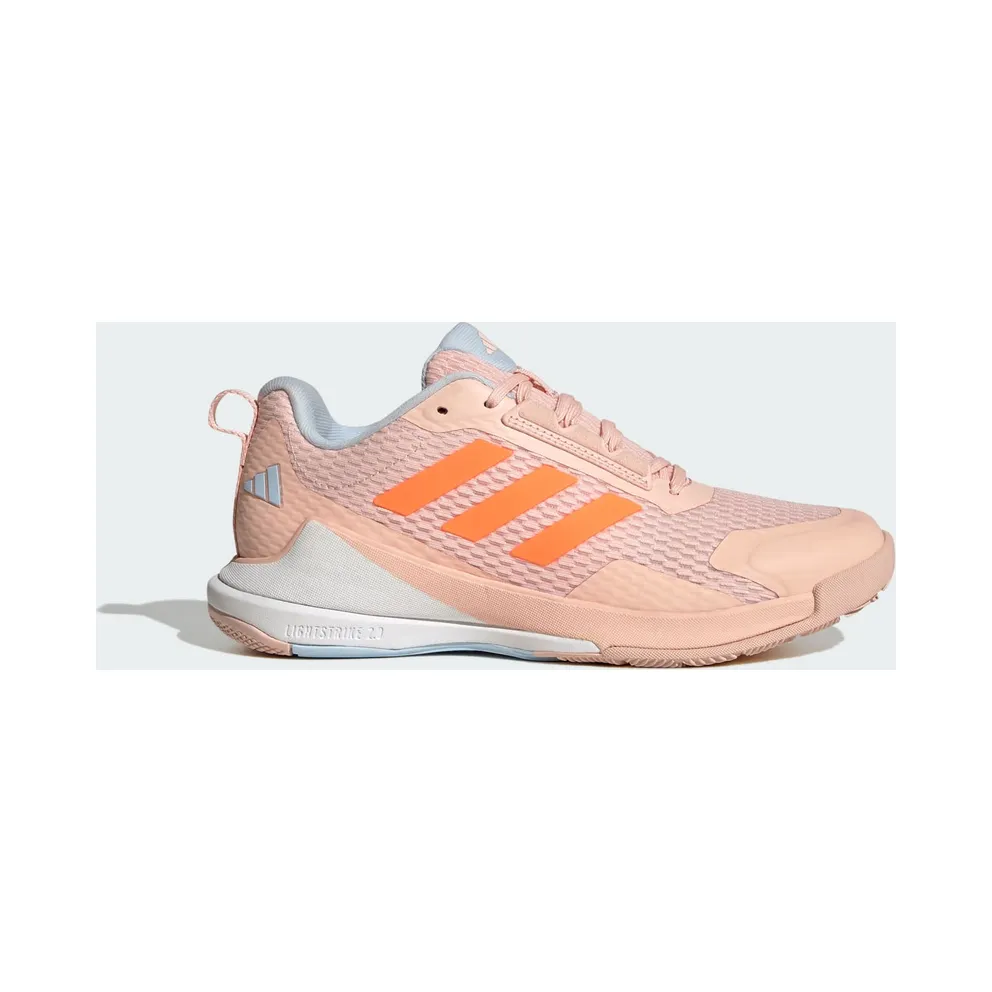 Adidas Novaflight 2 Indoor Blush Pink / Lucid Orange / Cloud White (JR9570)