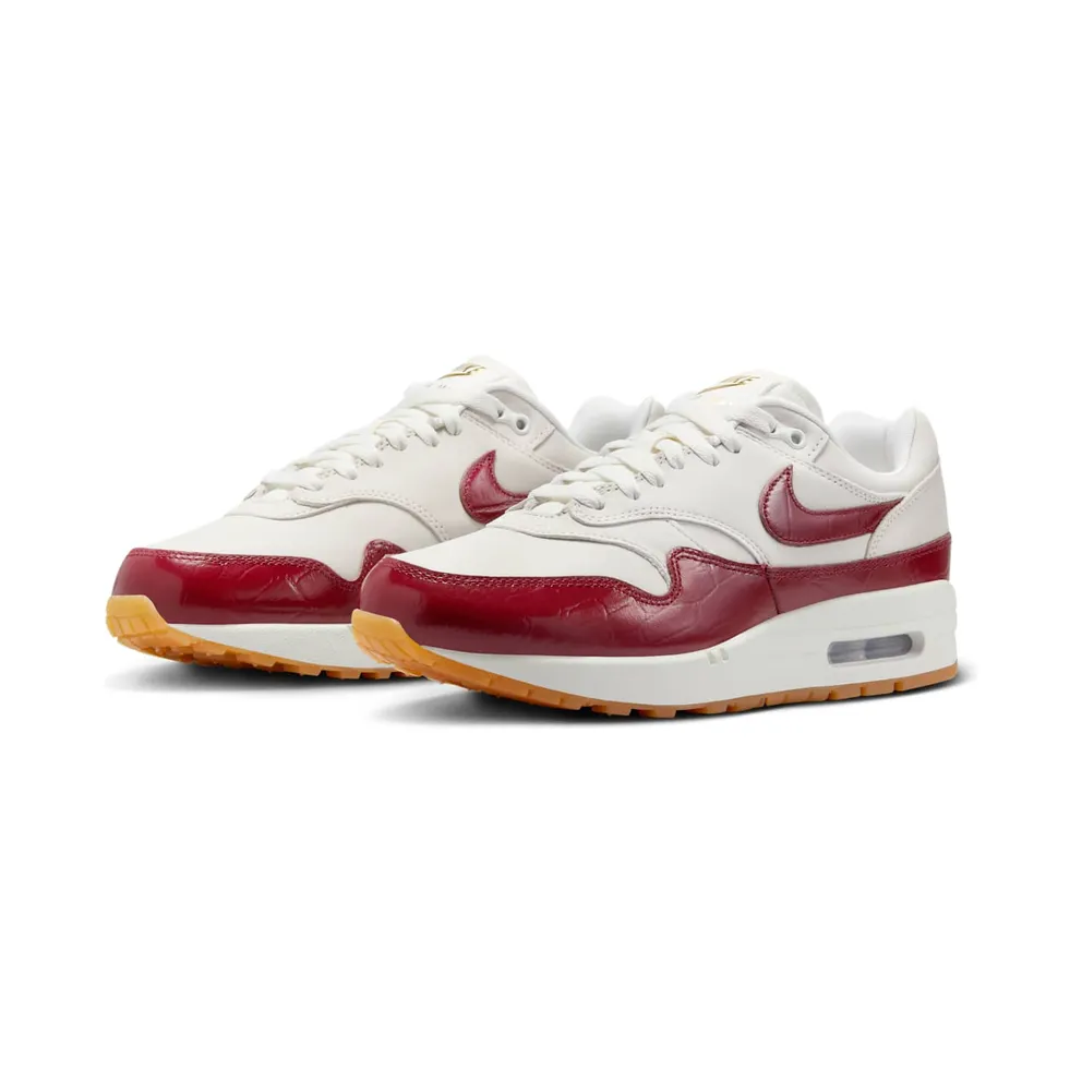 Nike Air Max 1 LX Sail/Sail/Gum Light Brown/Team Red (FJ3169-100)