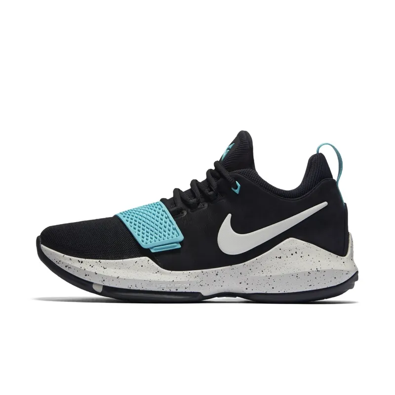 Nike PG 1 Black Aqua Black/Light Bone-Light Aqua (878627-002)