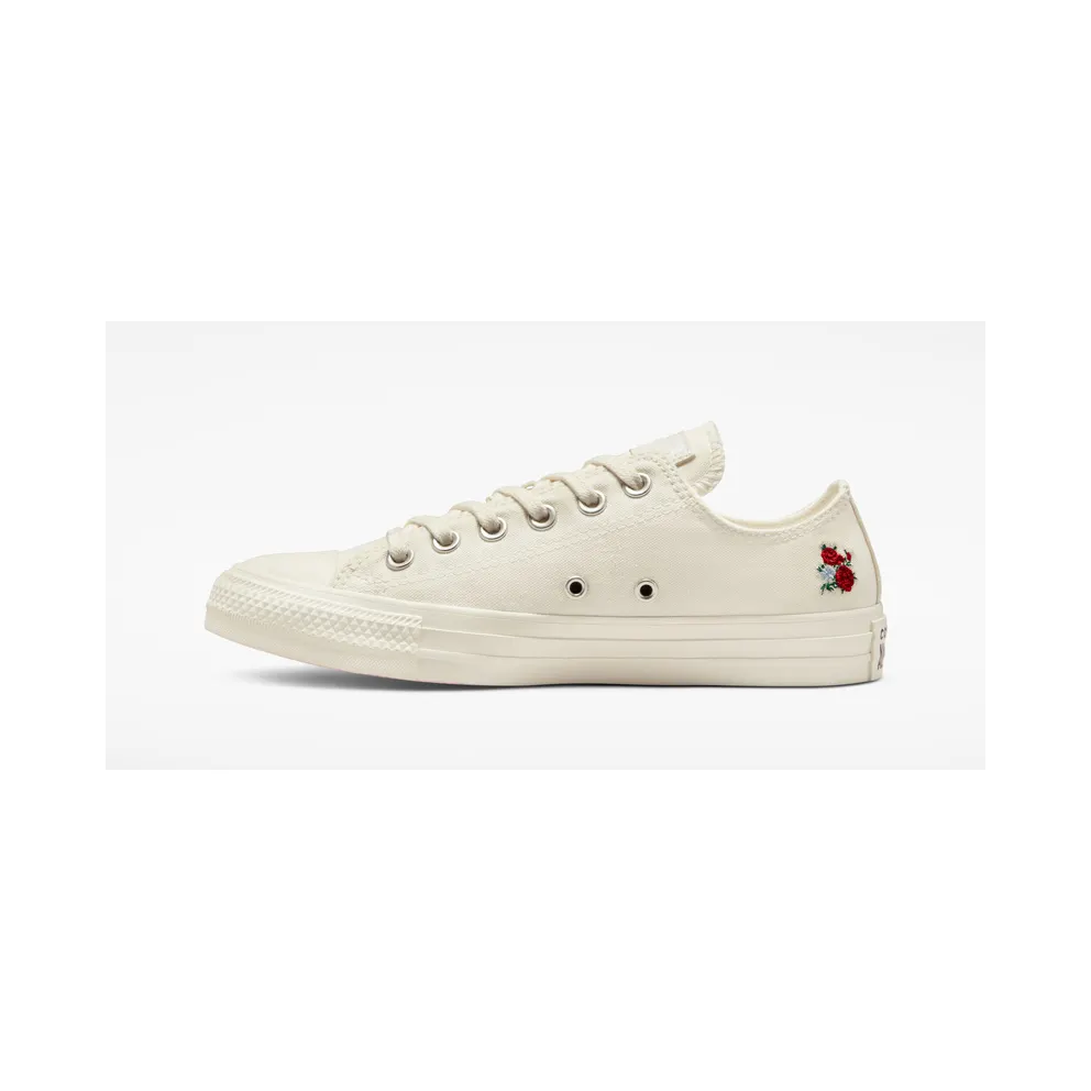 Converse Chuck Taylor All Star mit Blumenstickerei White/ Pink (A05196C)