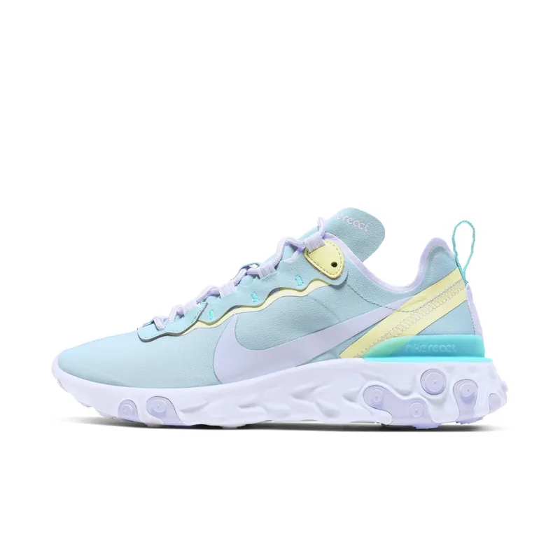 Nike React Element 55 Ocean Cube (W) Ocean Cube/Amethyst Tint-Luminous Green (BQ2728-301)