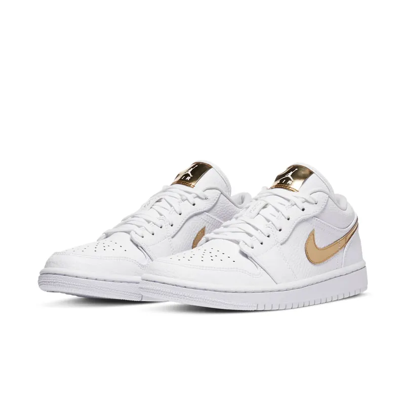 Jordan 1 Low White Metallic Gold (W) White/Metallic Gold-White (CZ4776-100)