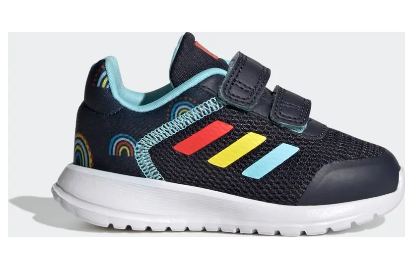 adidas Tensaur Run Sport Running Two-Strap Hook-and-Loop Schuh Legend Ink / Bold Orange / Impact Yellow (GY2462)