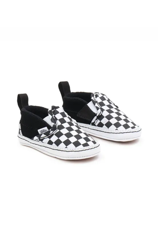 VANS Checker Slip-on V Crib Babyschoenen (Black)