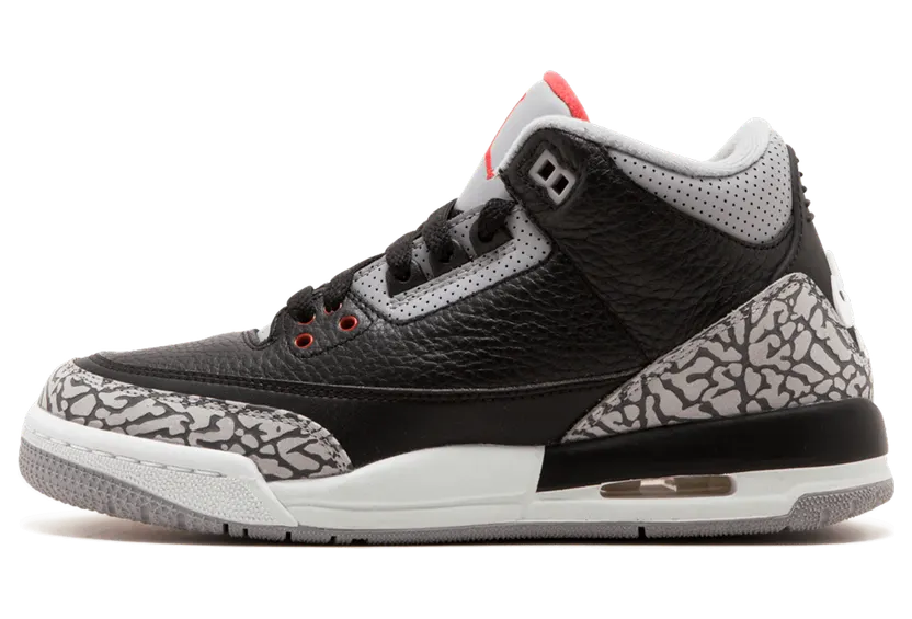 Air Jordan 3 Retro OG BG Black Cement (854261-001)