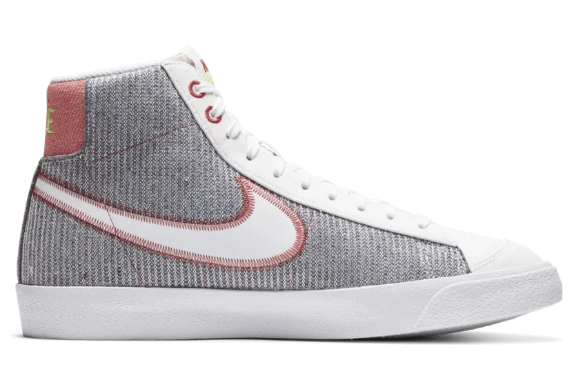 Nike Blazer Mid White Grey Sport Red (CW5838-022)