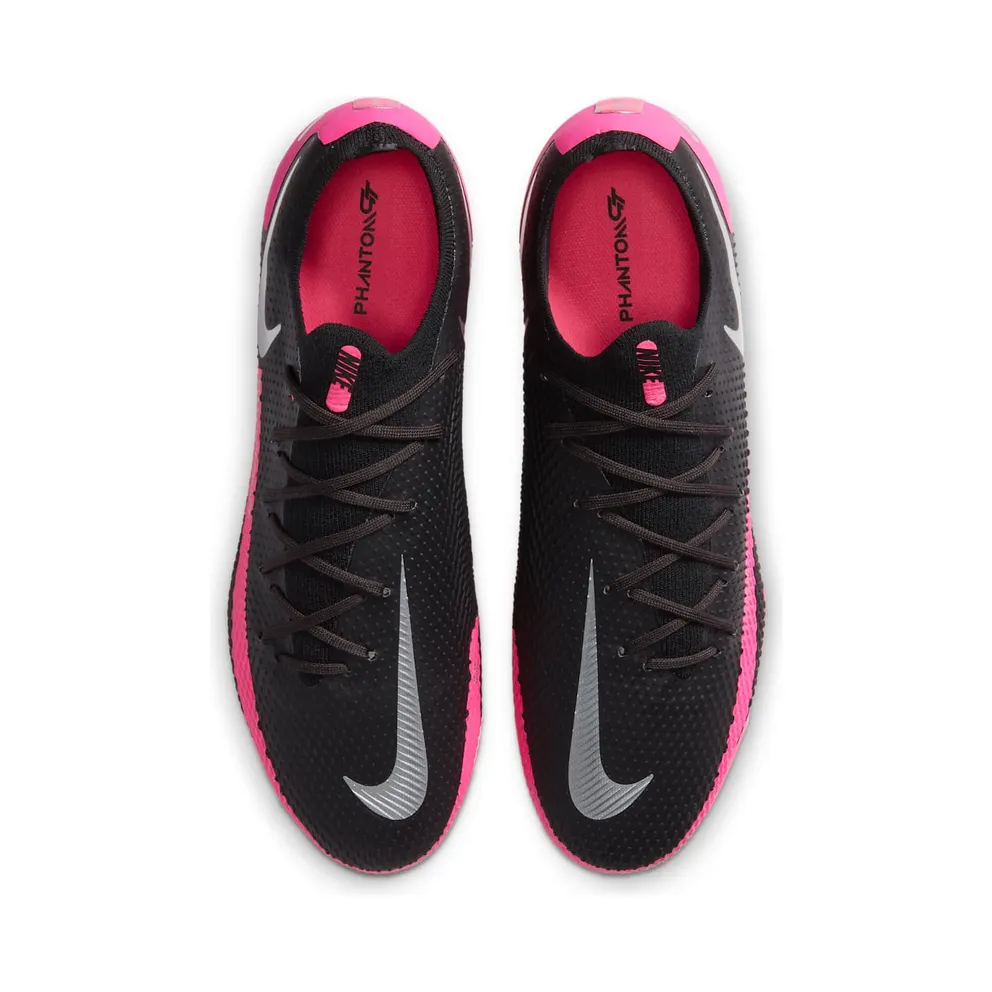 Nike Phantom GT Pro FG Black Pink Blast Black/Pink Blast-Metallic Silver (CK8451-006)