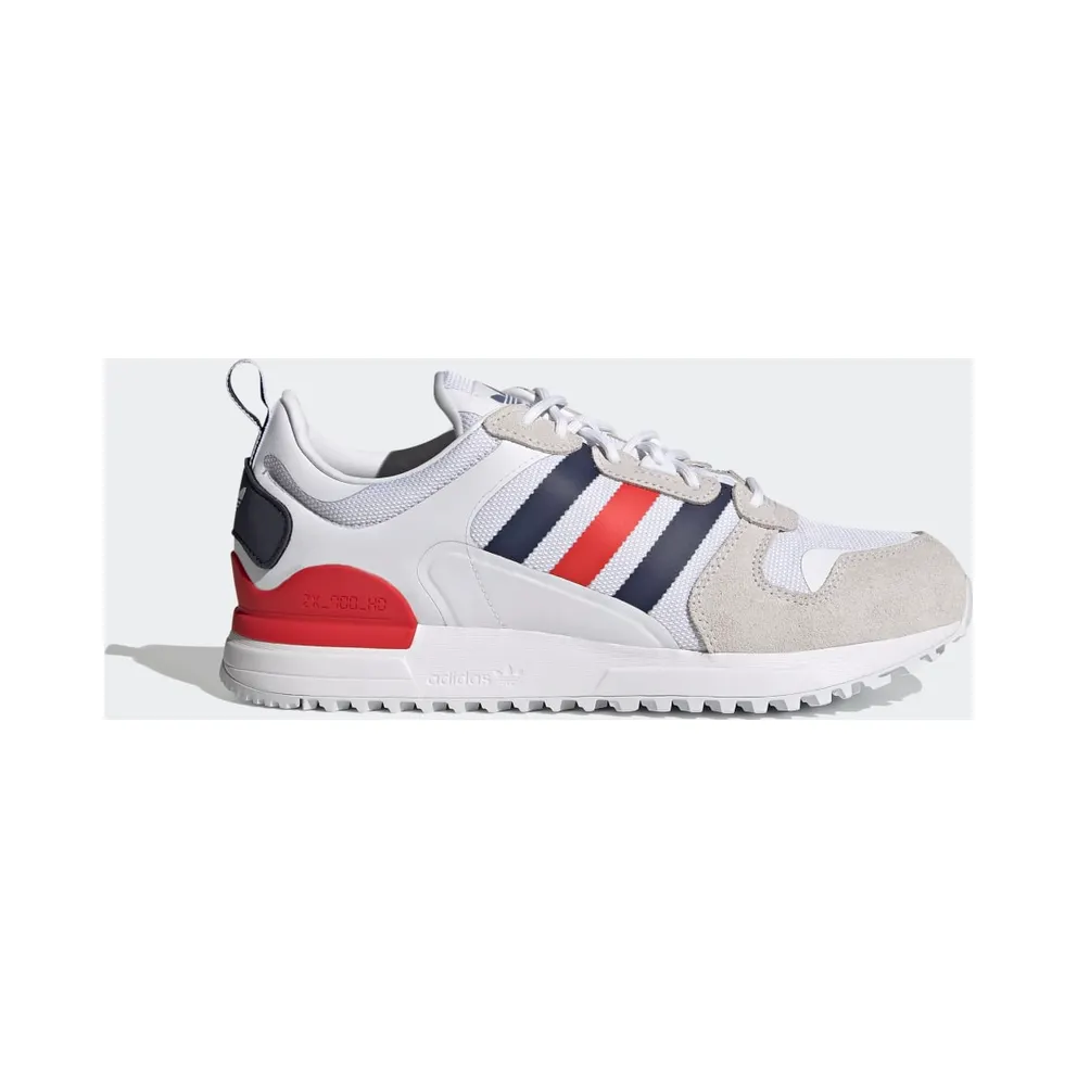 adidas ZX 700 HD Schuh Cloud White / Dark Blue / Red (FY0966)