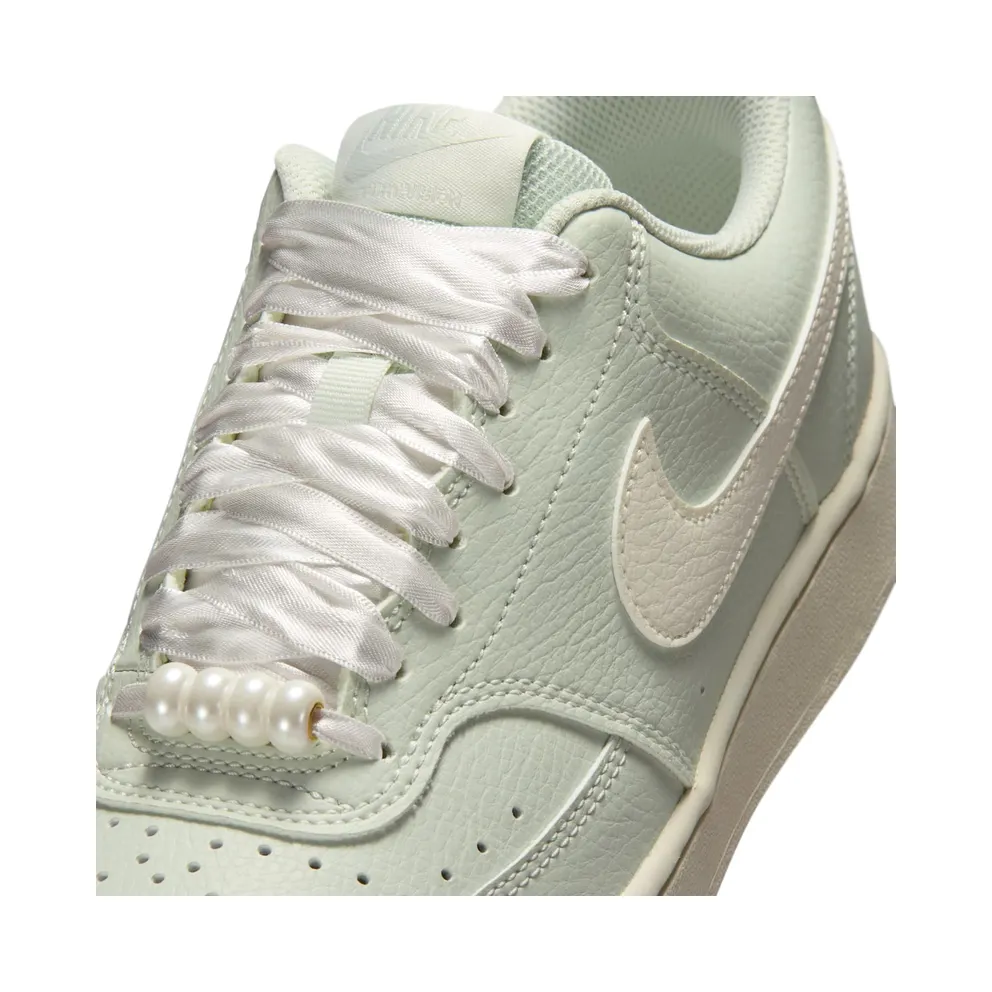 Nike Court Vision Low SE ‘Stitched Floral “Spruce Aura / Sail” (IB6652-002)