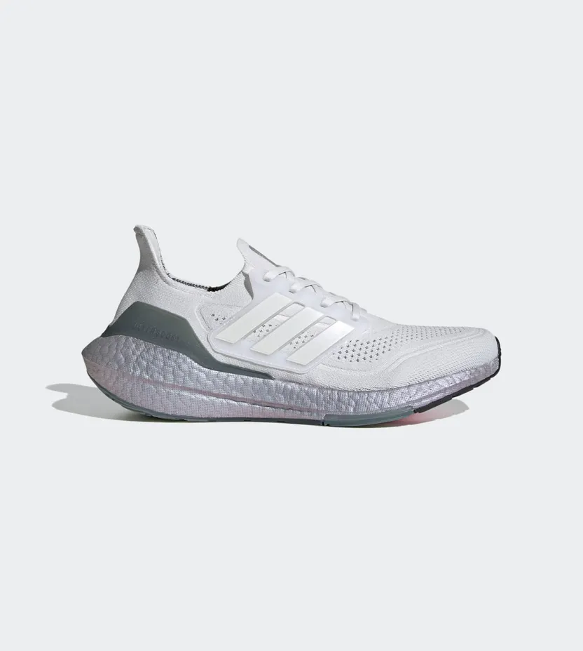 adidas Ultraboost 21 Crystal White / Crystal White / Hazy Green (FY0383)