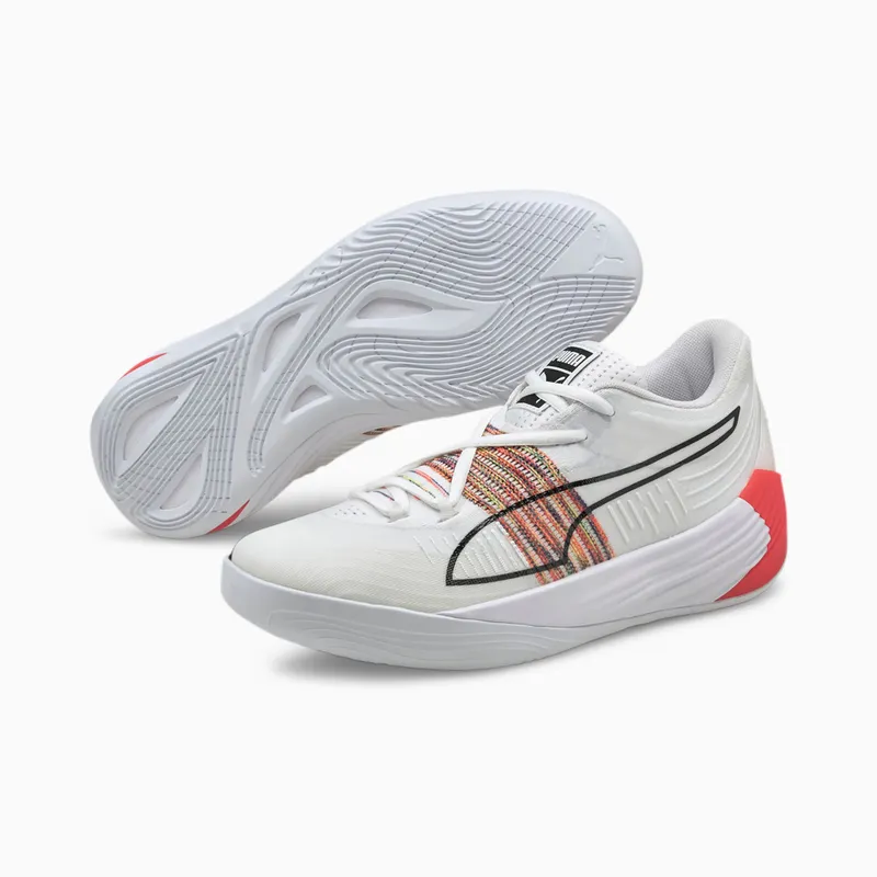 Puma Fusion Nitro Spectra Basketball Shoes White (195684-01)
