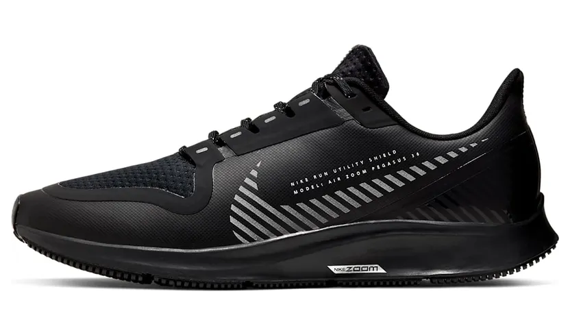 Nike Air Zoom Pegasus 36 Shield Triple Black (AQ8005-001)