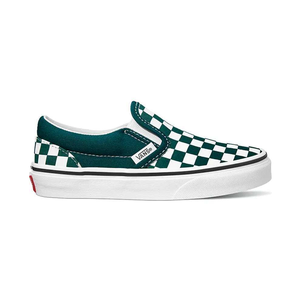 Vans Kids Green Classic Slip-On Little Kids (VN0A7Q5G60Q)