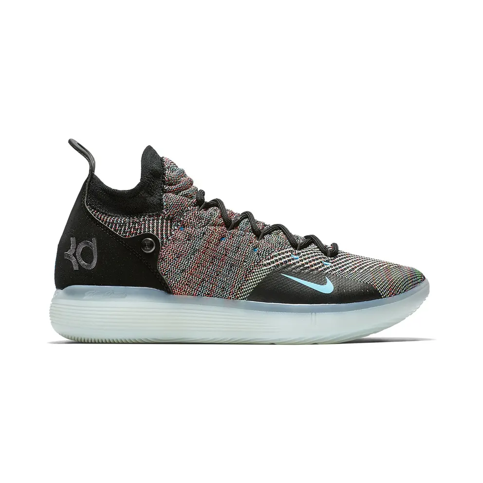Nike KD 11 Multi-Color Black/Chlorine Blue-Persian Violet (AO2604-001/AO2605-001)