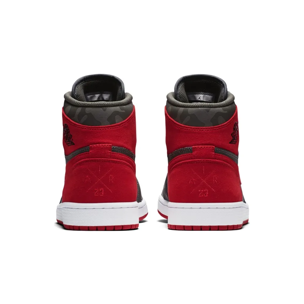 Jordan 1 Retro High Camo 3M Bred River Rock/Black-University Red-Dark Stucco-White (AA3993-032)