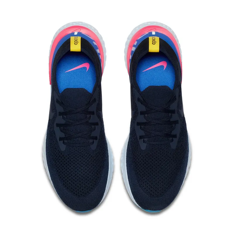 Nike Epic React Flyknit College Navy College Navy/College Navy-Racer Blue (AQ0067-400)
