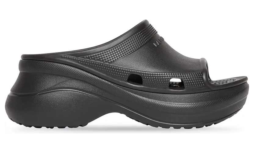 Balenciaga x Crocs Pool Slide Sandal Black (W) (677389W1S8E1000)