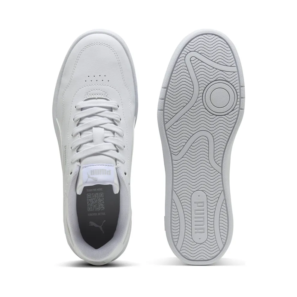 Puma Court Lally “Puma White / Puma White / Cool Light Gray” (400367_02)