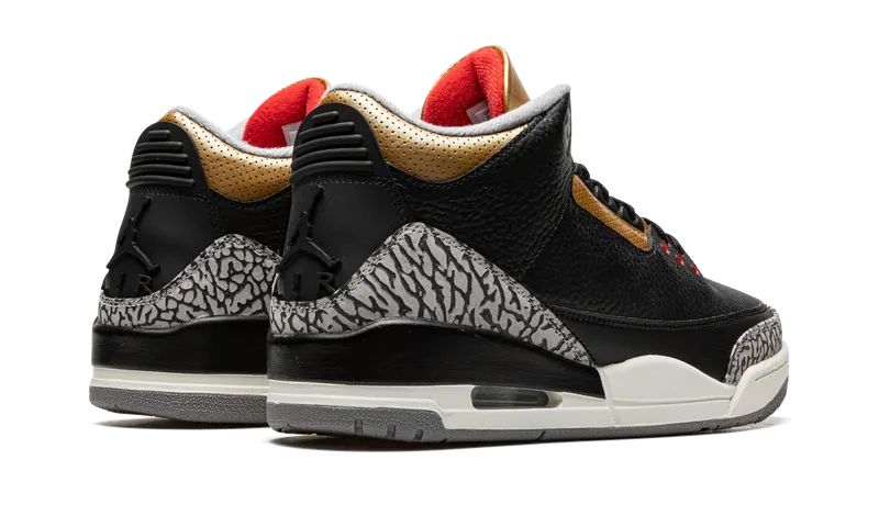 AIR Jordan 3 “Black Cement Gold” (CK9246-067)