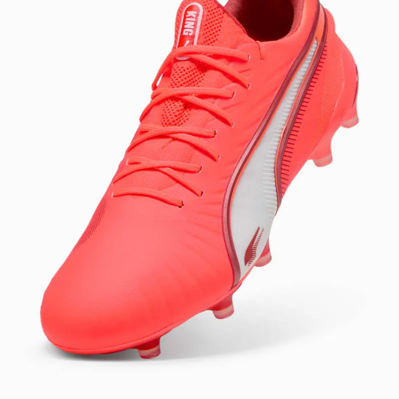Puma Football Boots Puma King Ultimate Glowing Red / Puma White / Red Fire (108303-01)