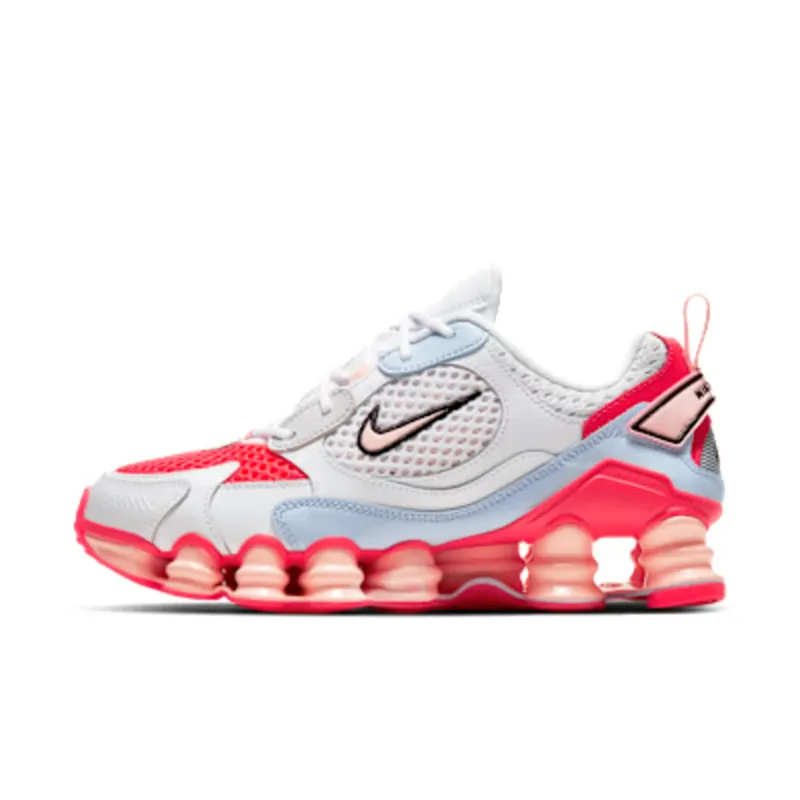 Nike Shox TL Nova “White / Washed Coral / Hydrogen Blue / Laser Crimson” (CV3602-101)