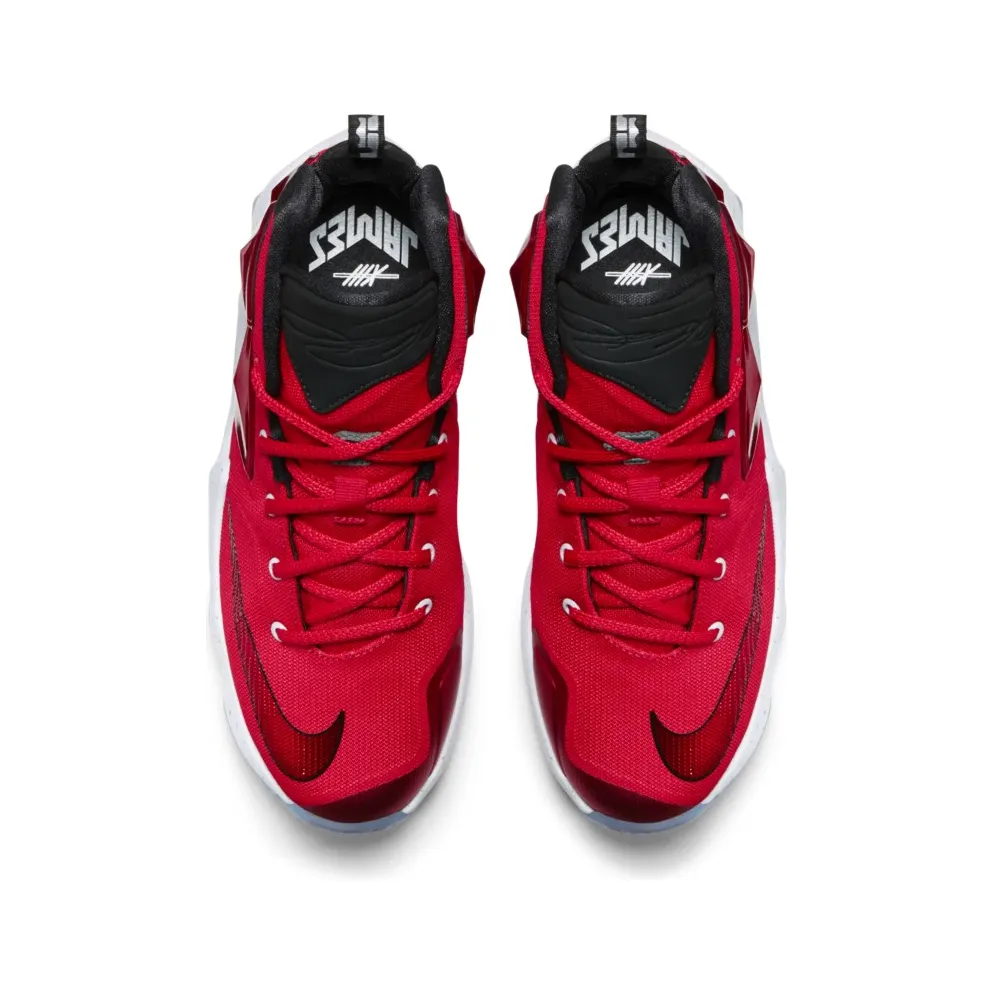 Nike LeBron 13 Away (GS) University Red/White-Black-Laser Orange (808709-610)