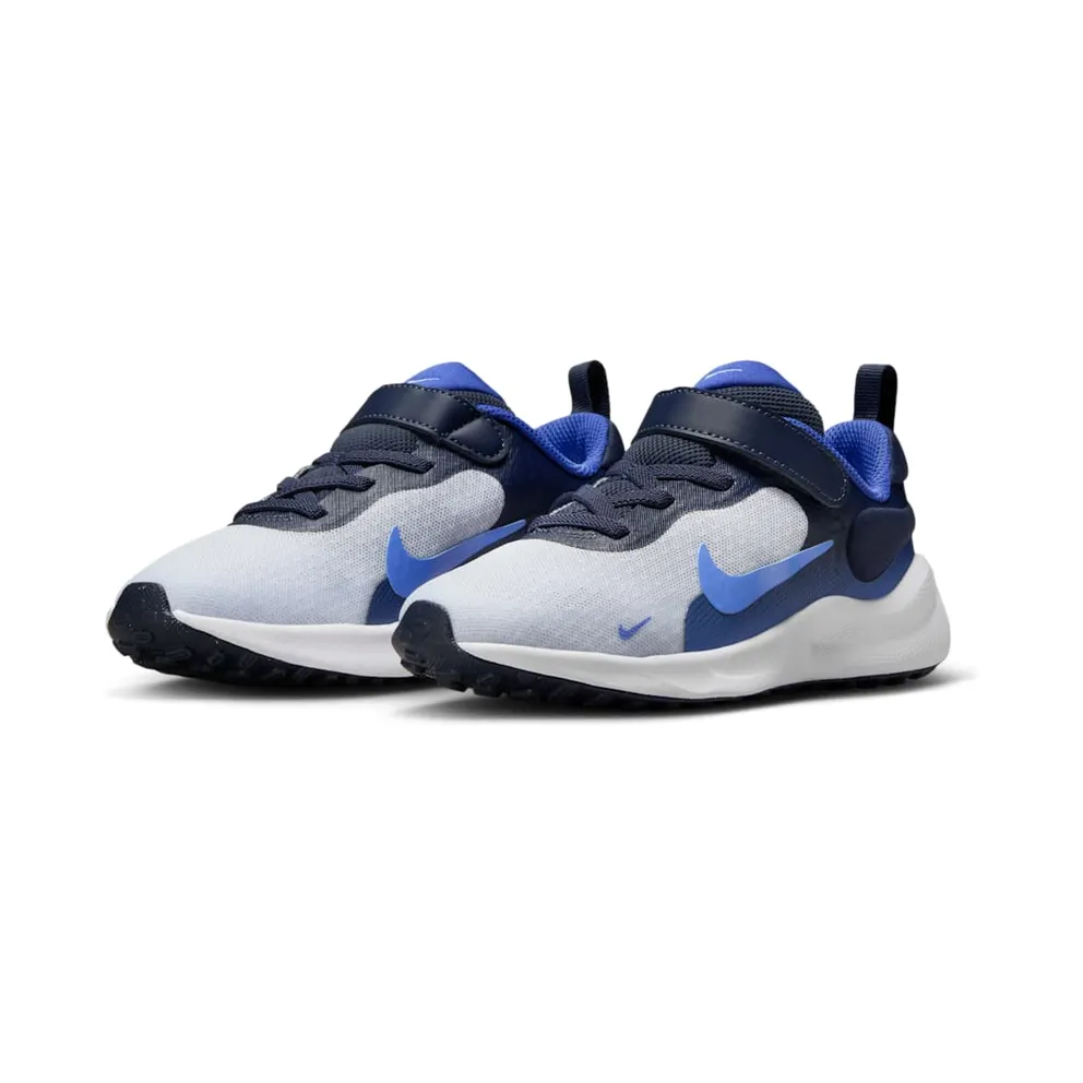 Nike Revolution 7 Football Grey Thunder Blue Astronomy Blue Royal Pulse (FB7690-007)
