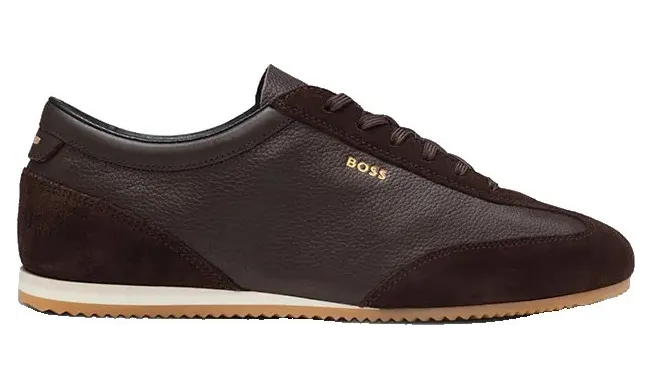 Hugo Boss sneaker Donkerbruin / Gold (50568463-202)