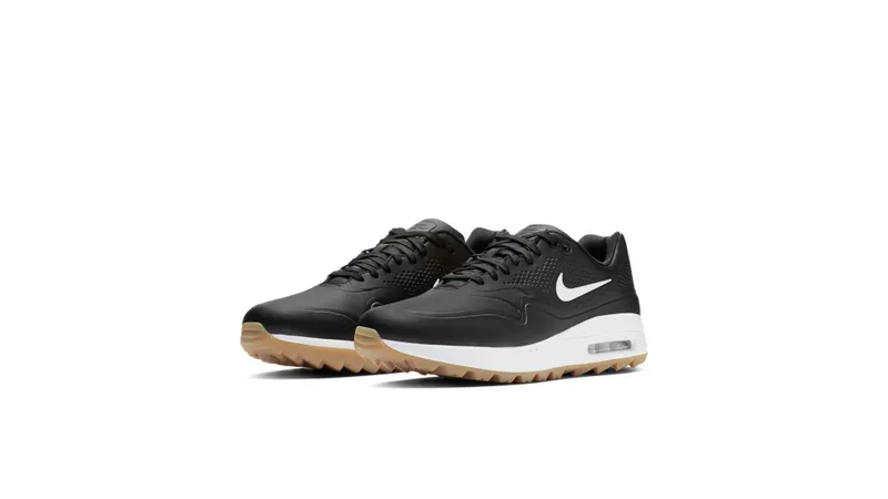 Nike Air Max 1 Golf Black Gum Black/White-Gum Medium Brown (AQ0863-001)