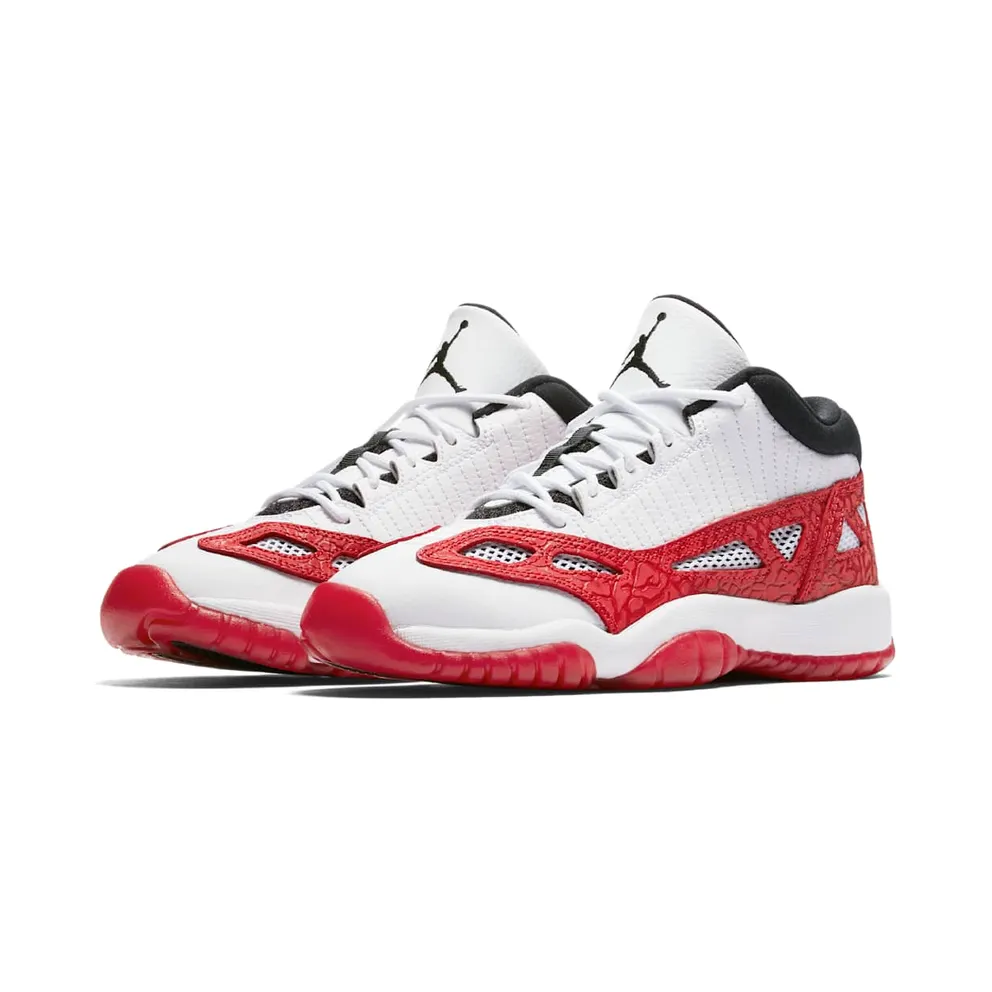 Jordan 11 Retro Low IE White Gym Red (GS) White/Gym Red-Black (919713-101)