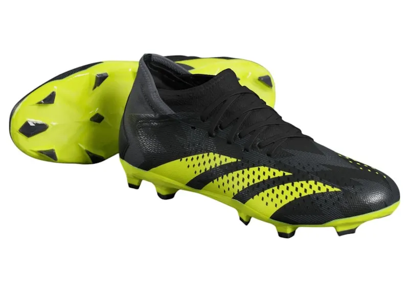 adidas Predator Accuracy Injection.3 FG Core Black Team Solar Yellow 2 Grey Five (IG0770)