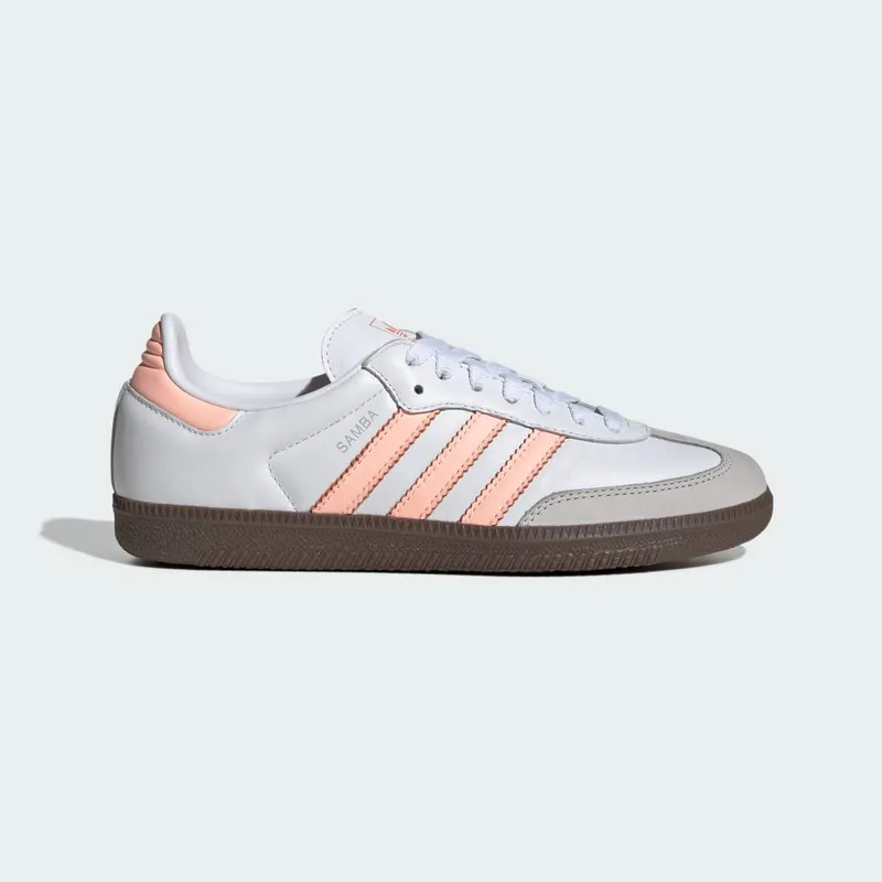 Adidas Samba OG Cloud White / Clear Orange / Semi Coral (JH5687)