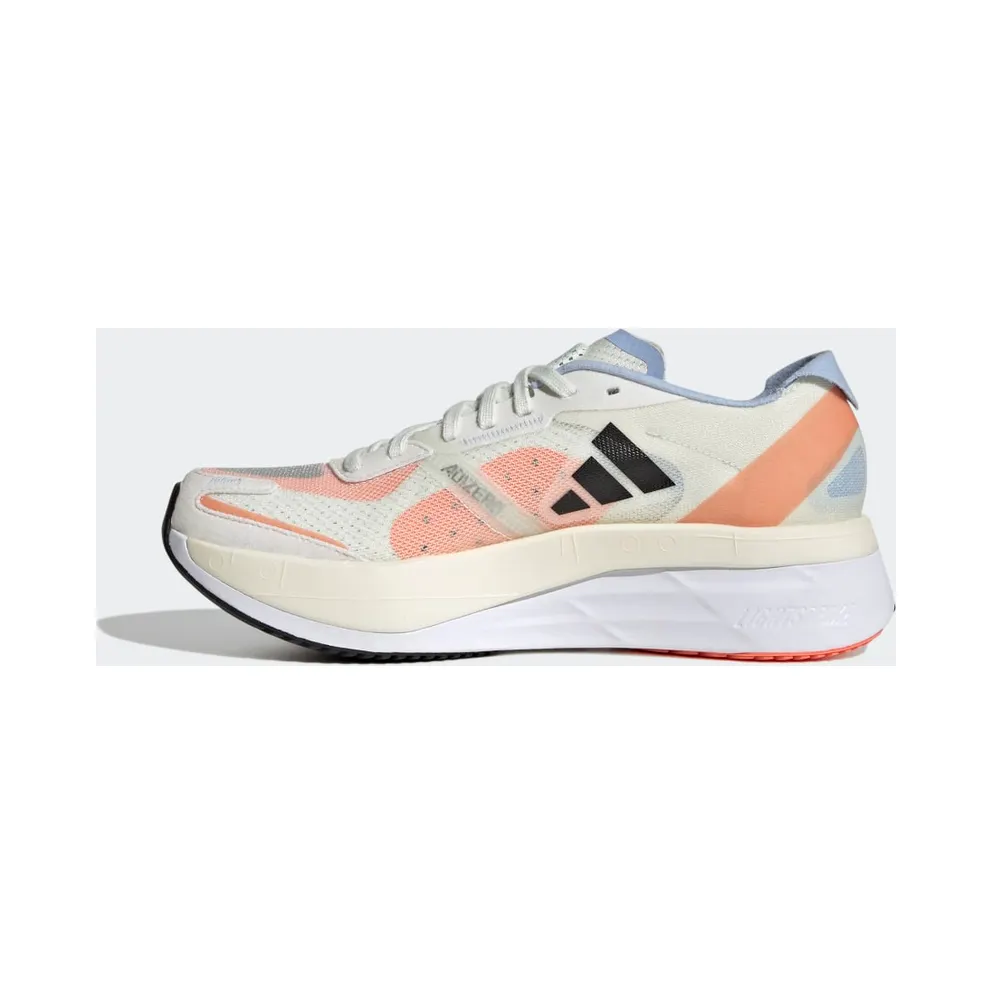 adidas Adizero Boston 11 White Tint / Court Green / Coral Fusion (HQ3697)