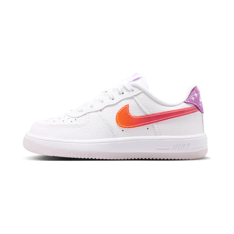 Nike Force 1 Low White Turf Orange Violet (IR5460-100)