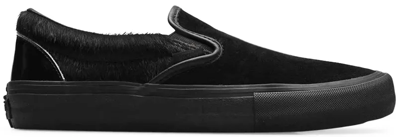 Vans Slip-On Engineered Garments Mismatched Cow Hair Black Black/Multi (VN0A3QXYTFB)