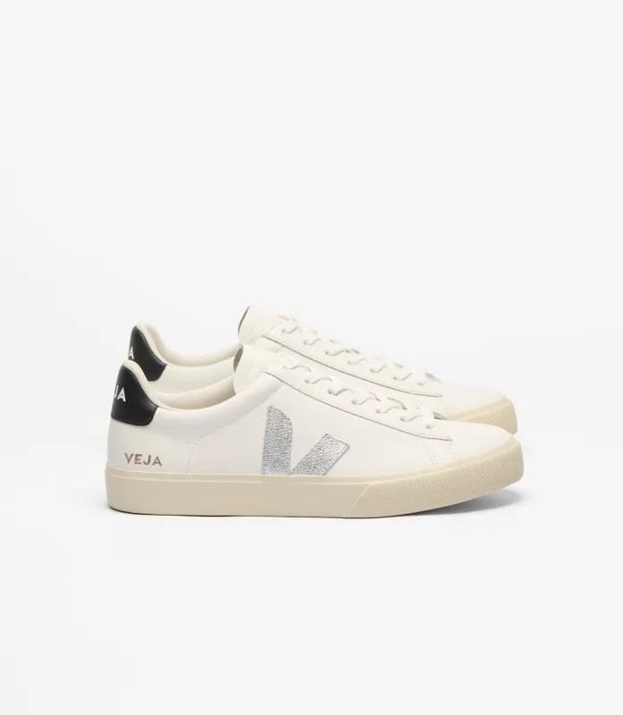 Sneakers Veja Campo Leather White/ Silver/ Black (CP0521753A)