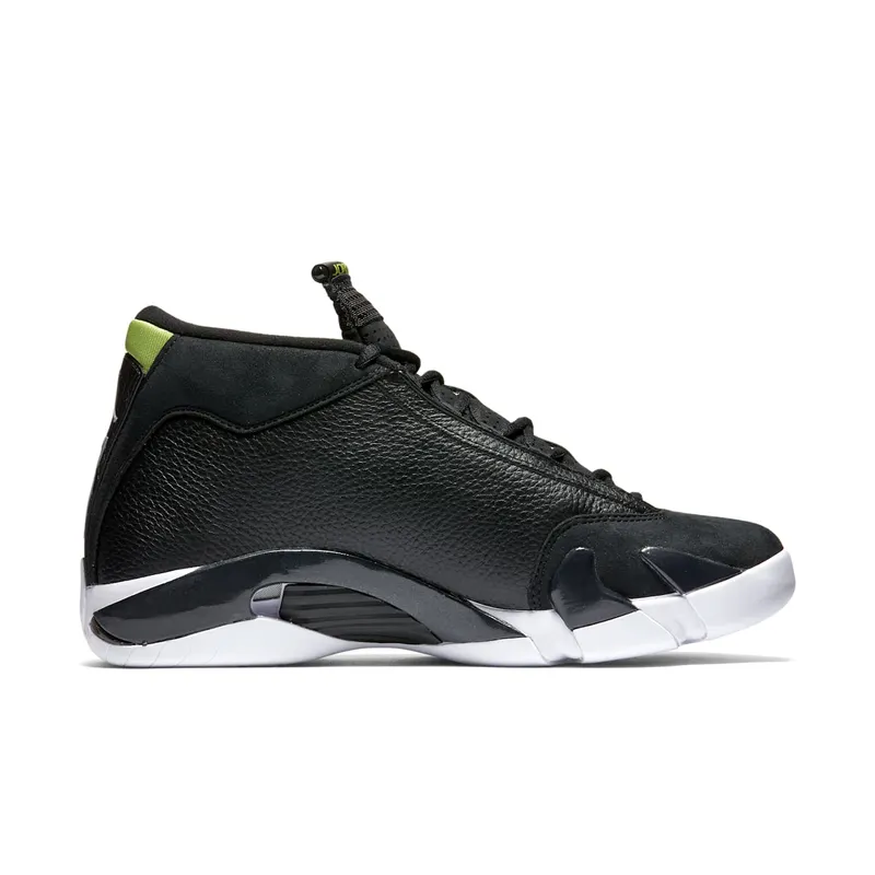 Jordan 14 Retro Indiglo (2016) Black/White-Indiglo (487471-005)