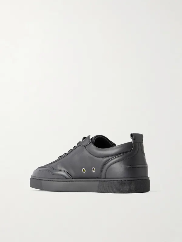 Christian Louboutin Retero Leather Sneakers Black (1260322) (4)