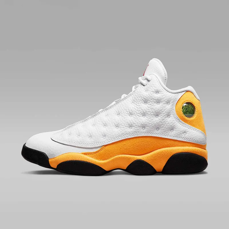 Air Jordan 13 “White / Del Sol / Black / University Red” (414571-167)