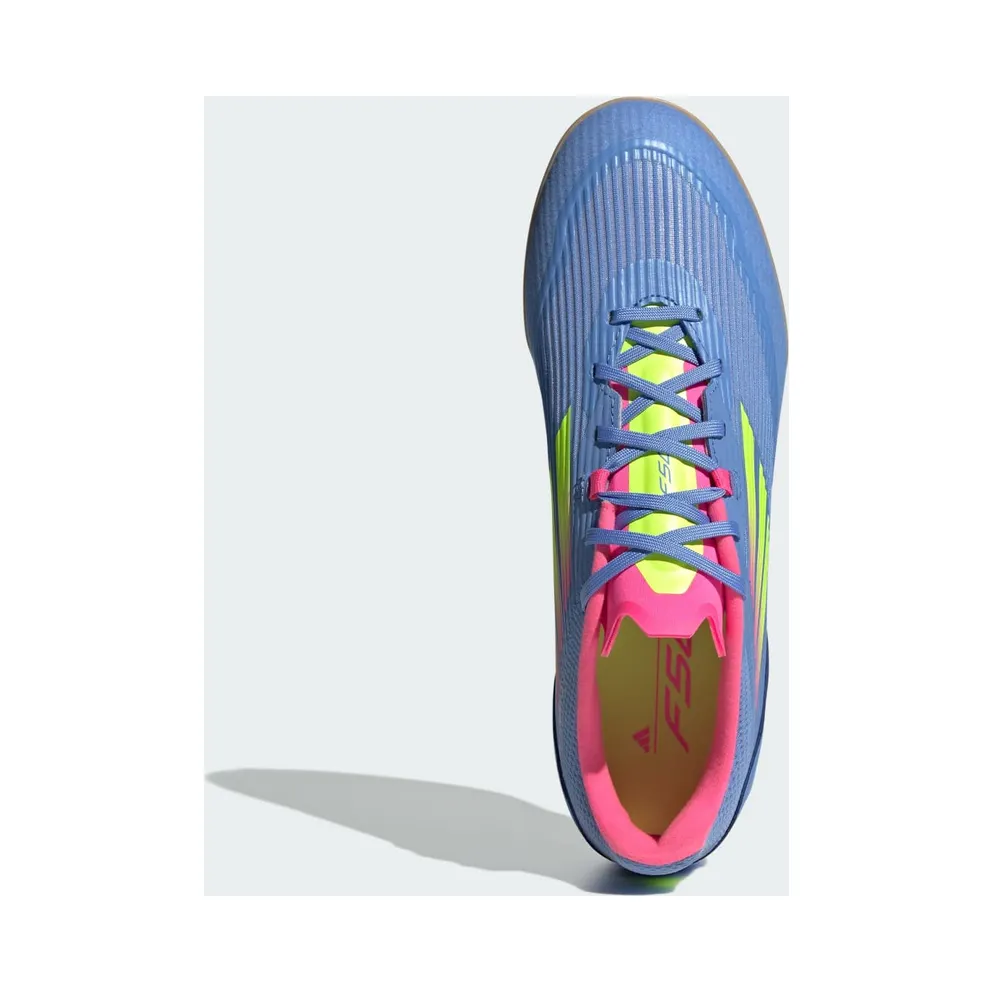 adidas F50 League Indoor Boots “Blue Fusion / Lucid Lemon / Lucid Pink” (IE1226)
